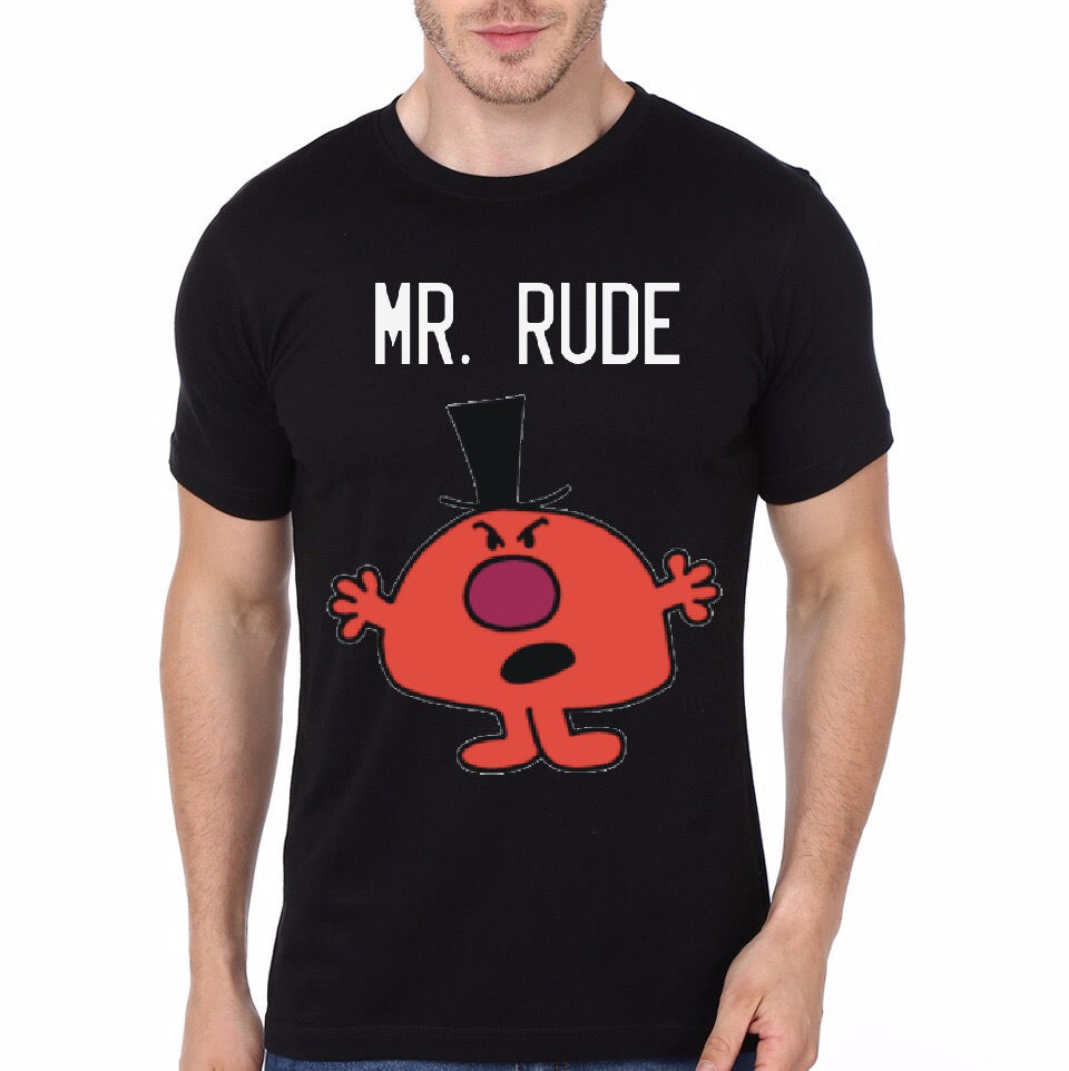 Mr. Rude Black T-Shirt Hoodie, Sweatshirt | CoreVibeTees.com