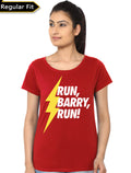 Run Barry Run Flash Red Girls T-Shirt Hoodie, Sweatshirt | CoreVibeTees.com