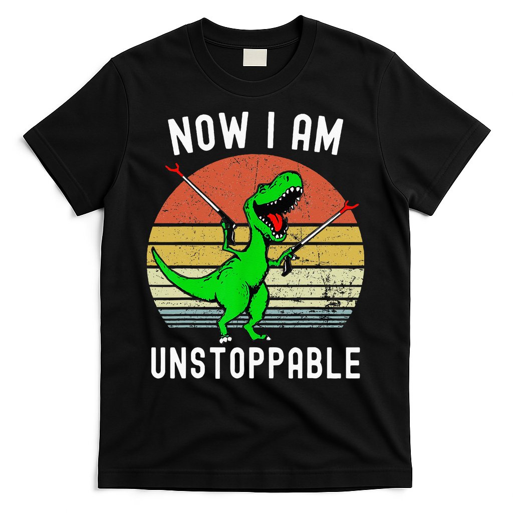 Retro Vintage Now I Am Unstoppable Trex Funny TRex T-Shirt Hoodie, Sweatshirt | CoreVibeTees.com
