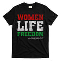RISE WITH THE WOMEN OF IRAN Women Life Freedom #Mahsaamini Life Freedom Design T-Shirt Hoodie, Sweatshirt | CoreVibeTees.com