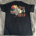 Mac Tools Black T-Shirt Respect The Build Hot Rod Rat Classic Car  Sz M