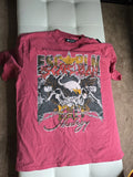 Escape Plan Premium Graphic T-Shirt XXL Magenta Eagle Motorcycle NWT $160 MSRP