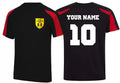 Personalized Football T-Shirt – Custom Badge & Name – Kids Adults