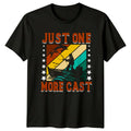Just One More Cast Mens T-Shirt Angling Fishing Fathers Day Gift For Him