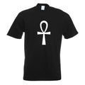 Ankh cross T-shirt motif printed fun shirt design print