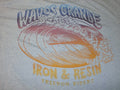 IRON AND RESIN APPAREL  WAVOS GRANDE  HAND MADE IN USA  100% SOFT COTTON NEW!