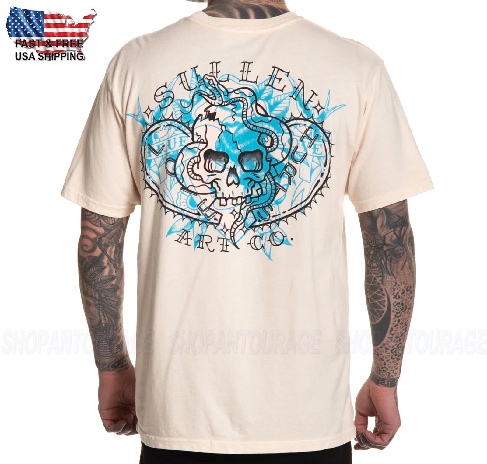 Sullen Art Collective Love Hurts Premium SCM7825 Men's Short T-Shirt