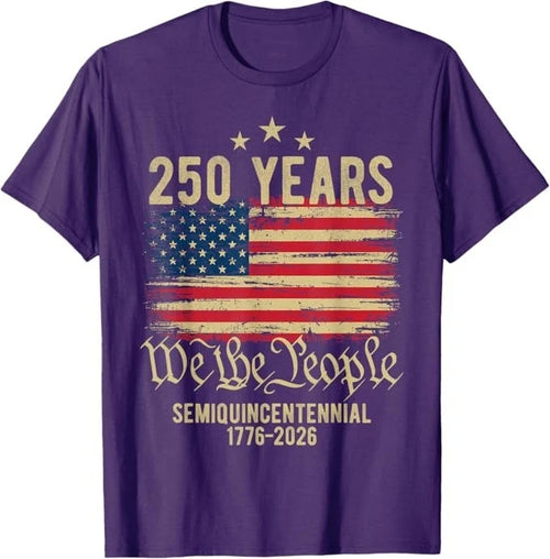 250 Years American Flag 250th Anniversary USA T-Shirt
