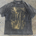Jesus Crucifixion Scene Vintage Style Graphic Shirt,Retro Comfort Jesus