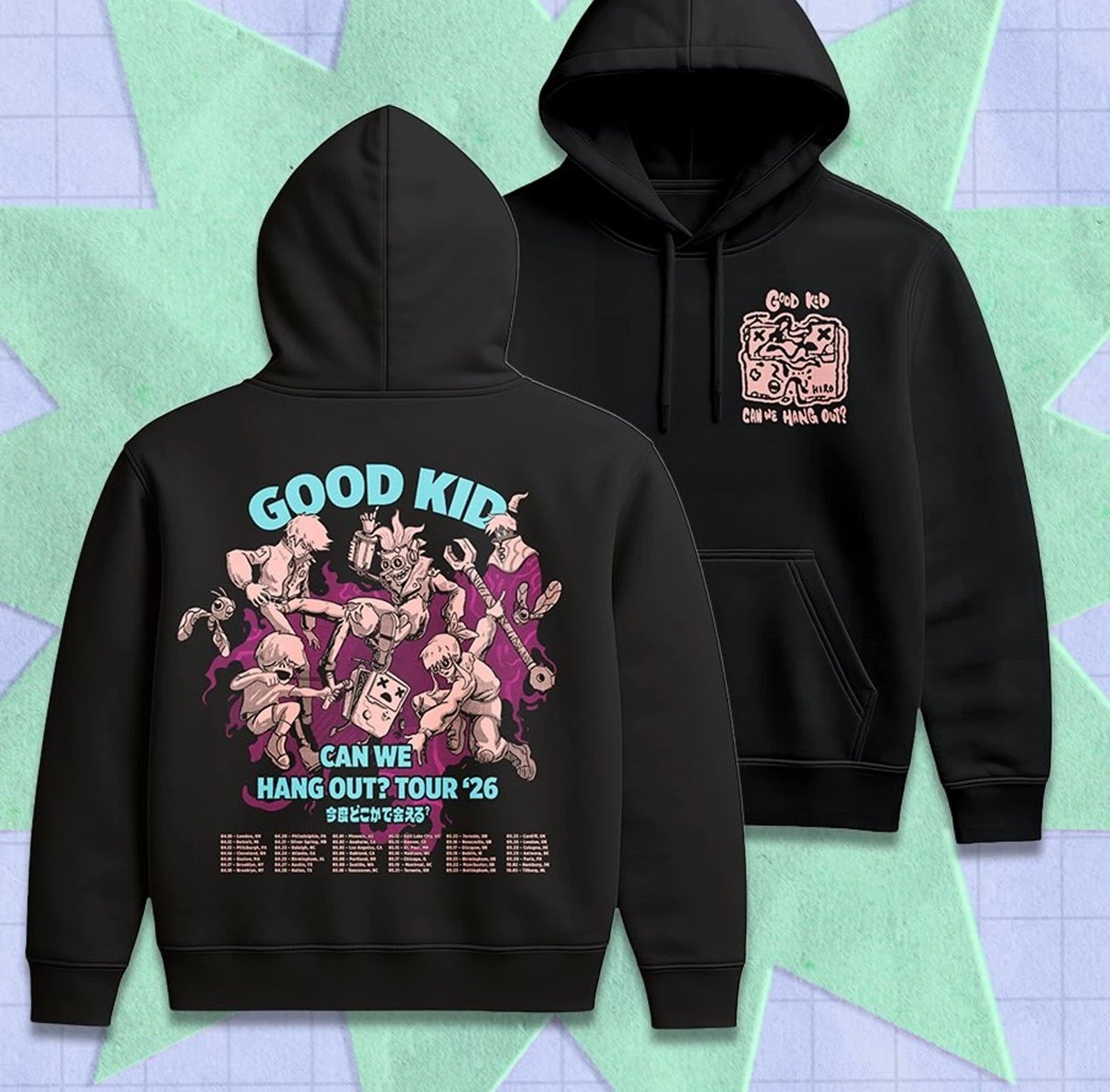 Good Kid Band Can We Hang Out Tour 2026  Hoodie