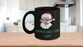Funny Drunk Santa Coffee Mug, Funny Stocking Stuffer Teacup, Jingle Half The Way