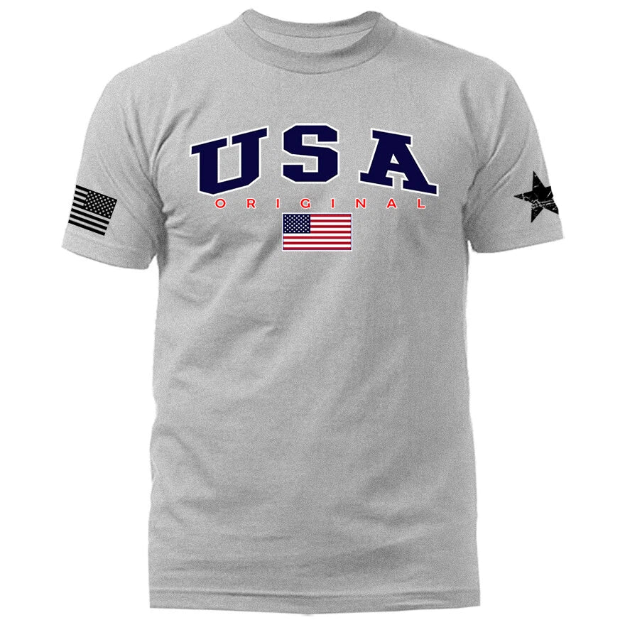 USA Original US Flag American Pride Patriot Patriotic Graphic T-shirt