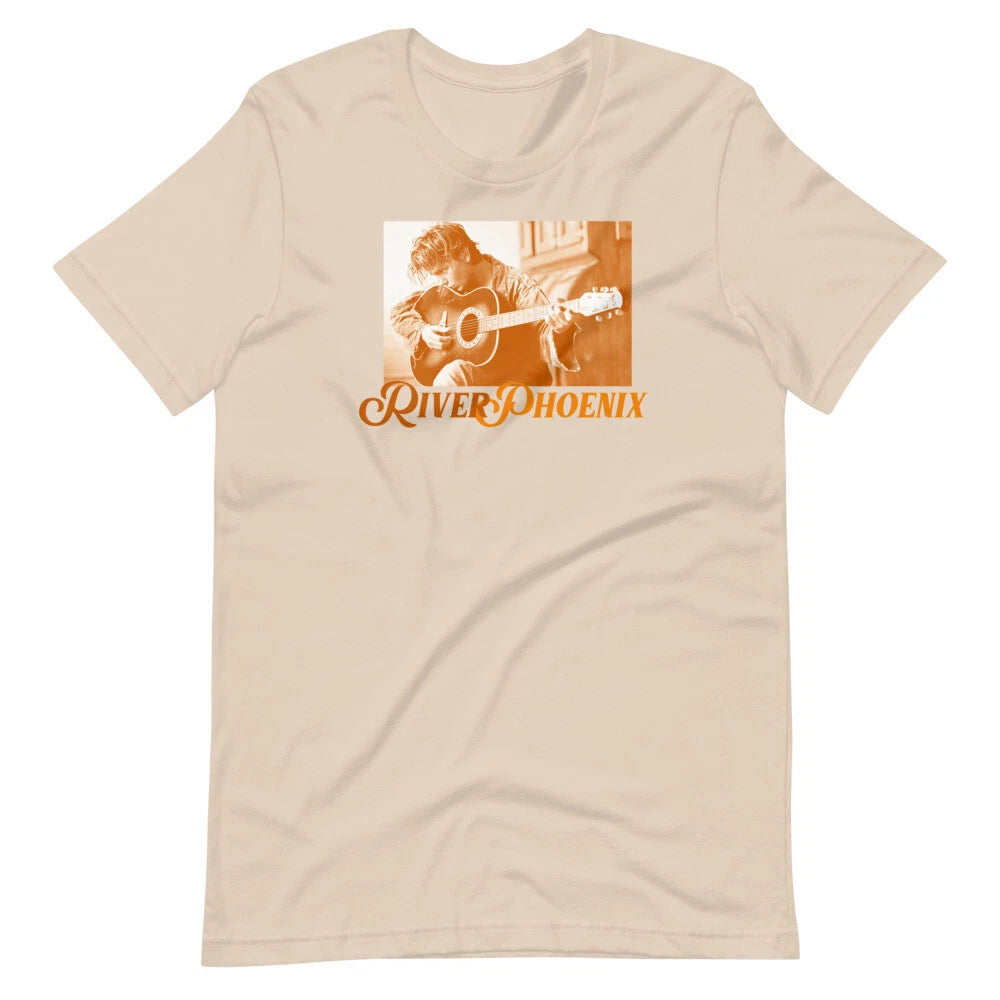 RIVER PHOENIX Fan Art Graphic Tee Shirt Short-Sleeve Unisex T-Shirt