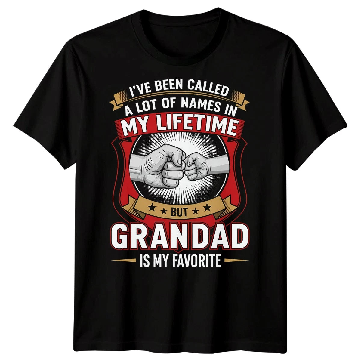 Grandad My Favorite Name Grandparent Appreciation Family Occasions Mens Tee