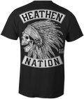 NEW Heathen CHIEF BLACK Tee Shirt SMALL-6XLARGE LIMITED EDITION MADE IN USA