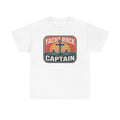 Yacht Rock Captain T-Shirt | Vintage Sunset Anchor Graphic Tee | 70s 80s Vibes