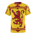 Lion Rampant of Scotland, Unisex T-shirt, Banner Royal Arms of Scotland