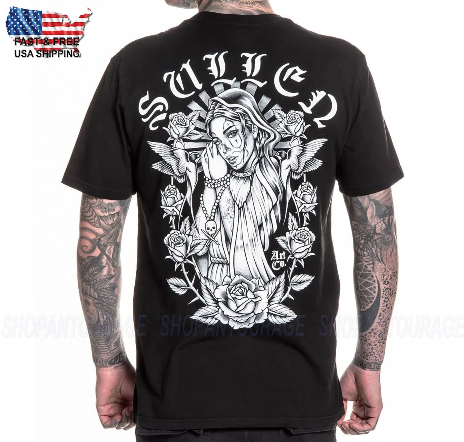 Sullen Art Collective Sanctuary Premium Fit Short Sleeve T-Shirt SCM7676