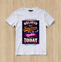 Custom Hopeful Tomorrow Graphic T-shirt Design Unisex Jersey Short Sleeve Tee