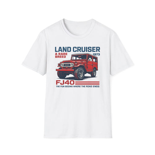 1973 FJ40 Land Cruiser T-Shirt Classic 4x4 Off Road Rare Breed Vintage Tee