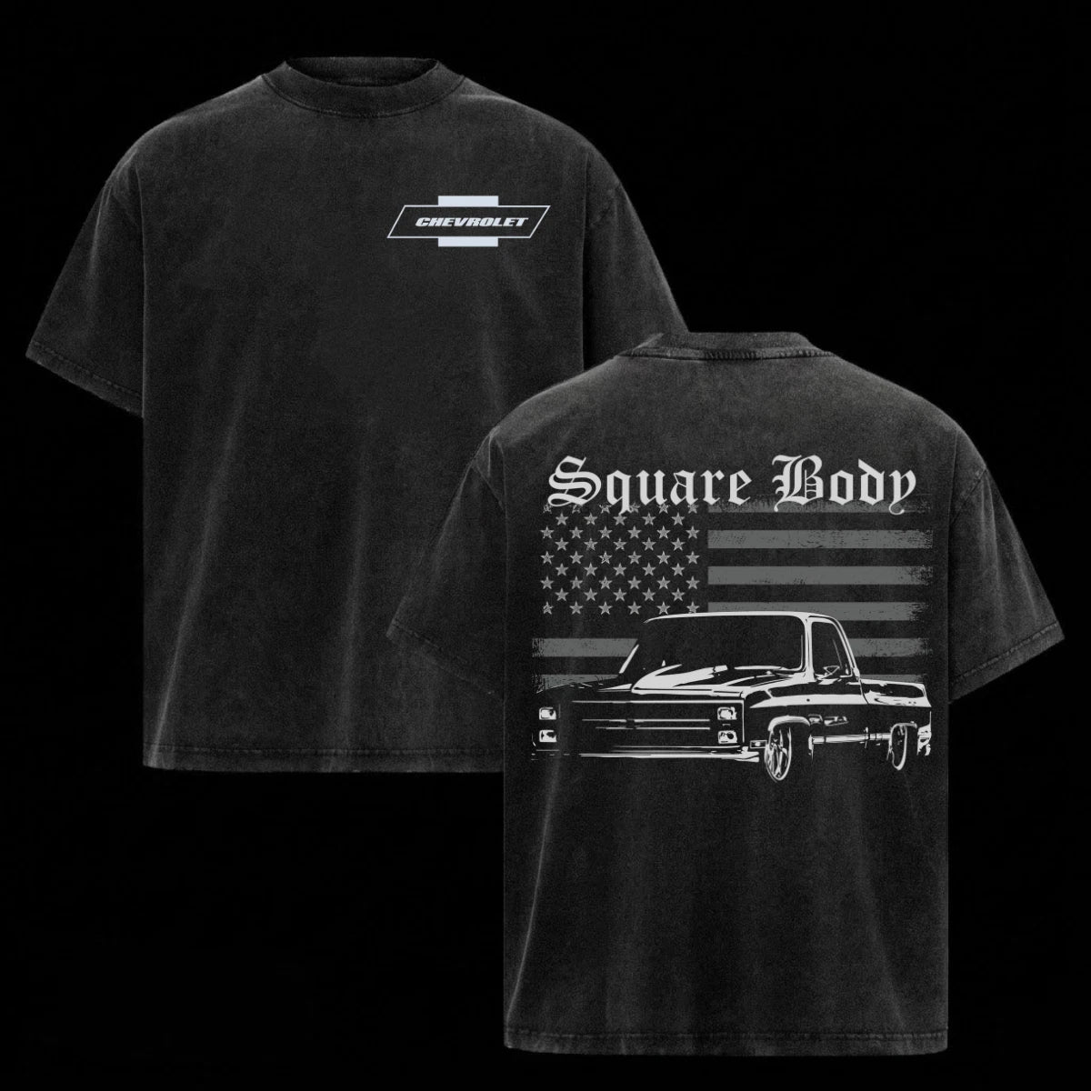 Chevrolet Square Body Truck Cars Shirt Retro Chevy C10 Style Unisex Oversized