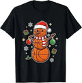Basketball Snowman Christmas Shirt – Funny Holiday Basketball Tee