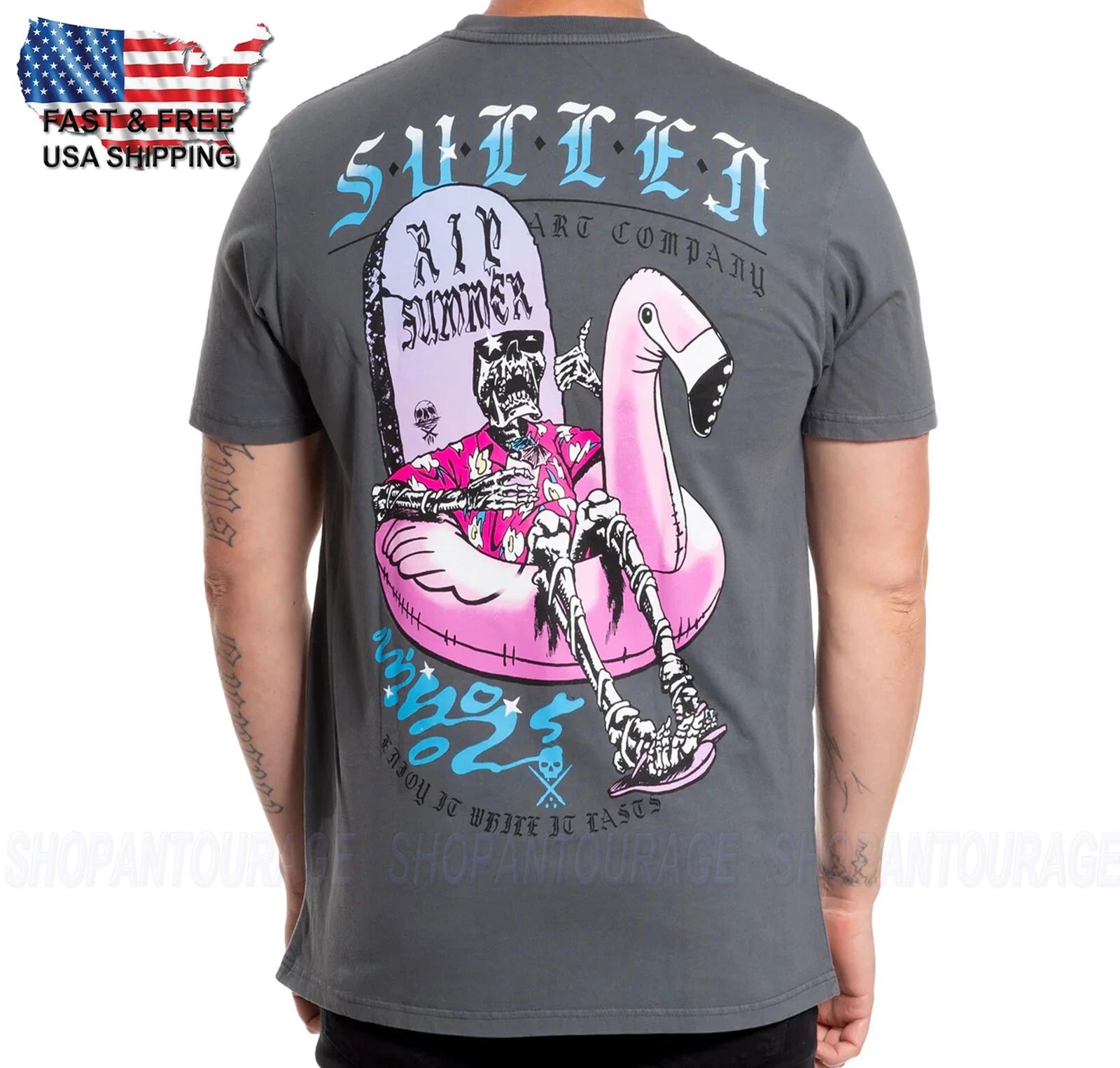 Sullen Art Collective Rip Summer Premium SCM6310 T-Shirt For Men