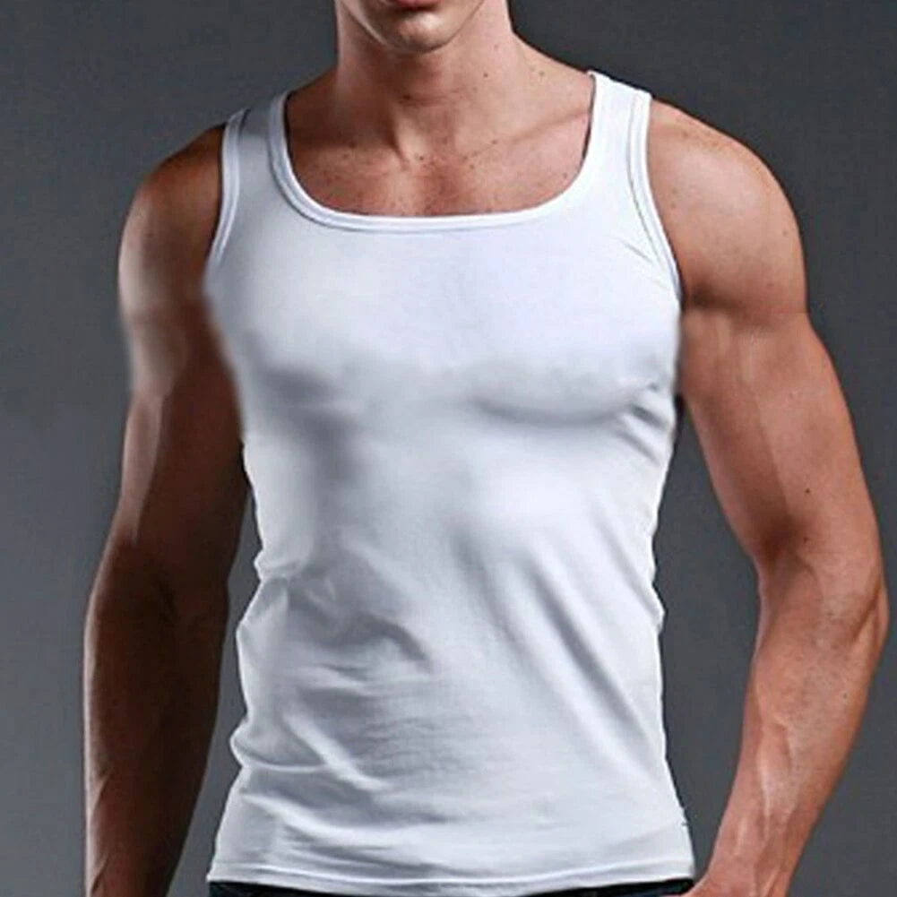Men's Gyms Casual Tank Tops Bodybuilding Fitness Muscle Sleeveless man's clothes