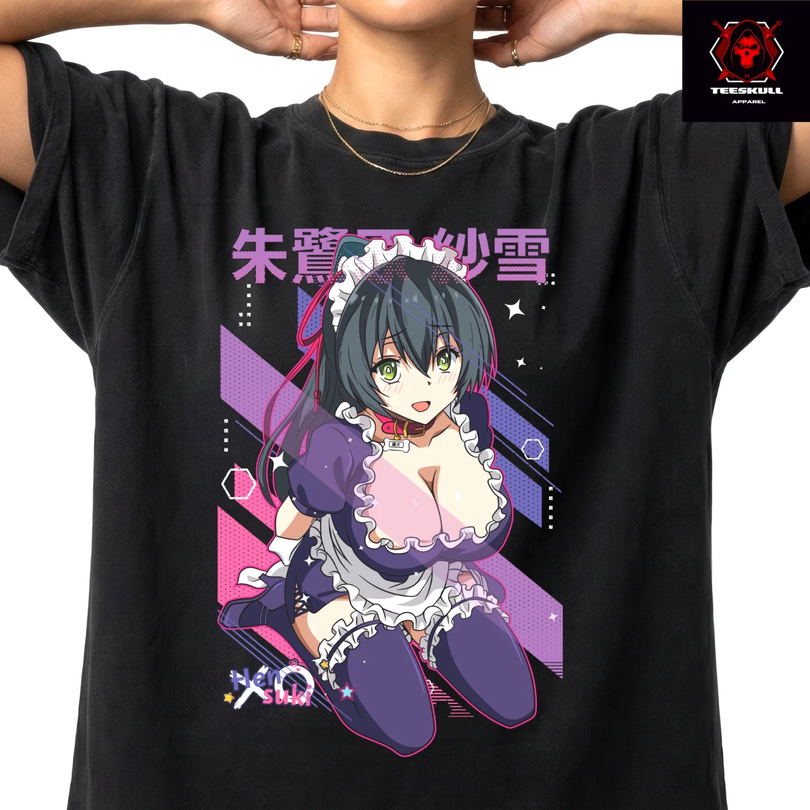 Sayuki 'Initial D'Anime Waifu Character Unisex Premium Thick Cotton T-Shirt 🔥