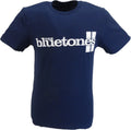 Mens Official The Bluetones Navy Striped T Shirt