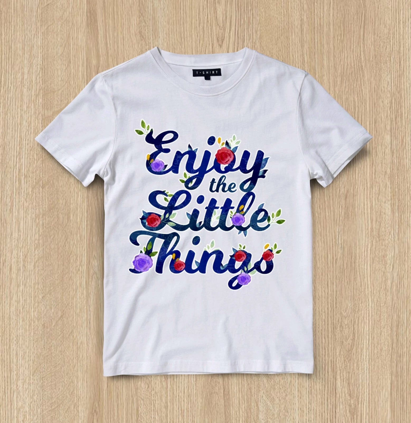 Custom Simple Joys Graphic T-shirt Design Unisex Jersey Short Sleeve Tee