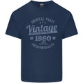 Vintage Year 46th Birthday 1980 Mens Light Cotton T-Shirt Navy Blue