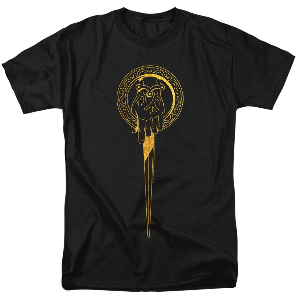 Game Of Thrones - Hand Of The King Icon - Adult Unisex T-Shirt - Black