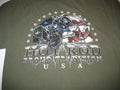 HOT ROD  PROUD TRADITION U.S.A. -  GREEN SHORT SLEEVE NOVELTY T SHIRT  - L