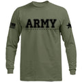 Army Military Patriotic US Flag Veteran Long Sleeve