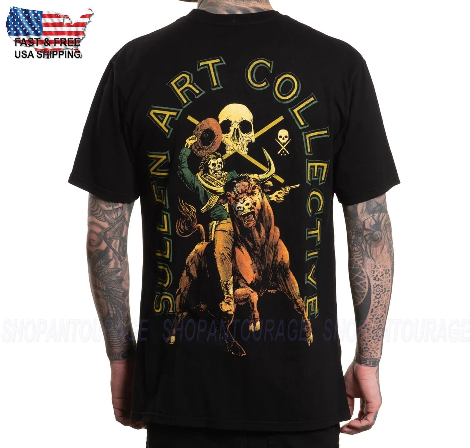 Sullen Art Collective Paseo Salvaje Premium SCM7159 T-Shirt for Men