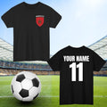 Personalised Morocco Football T-Shirt Custom Name And Number Sports Lover Top