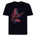 NEW IN ESPIONAGE NAVY GUITARIST TEE SHIRT T454 2XL3XL 4XL5XL6XL7XL8XL