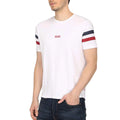 Levis Mens T Shirt Crew Neck Summer Short Sleeve Casual Cotton White New