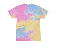 Pastel Sherbet Tie Dye T-Shirts Kids & Adult 100% Pre-Shrunk Cotton Colortone
