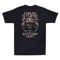 I Can Fix Stupid But Its Gonna Hurt Horror Skull (On Back) Vintage Men's T-Shirt