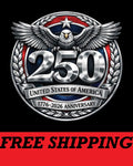 T-SHIRT-250 YEARS-UNITED STATES OF AMERICA-1776-2026 ANNIVERSARY