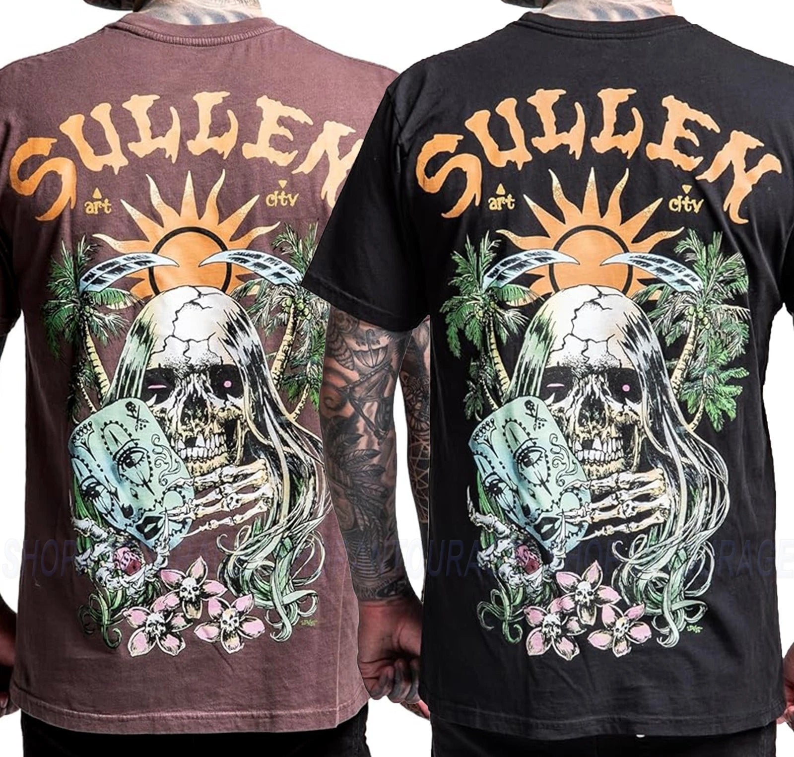 Sullen Hard Gamble Premium Fit SCM8220 Short Sleeve T-shirt For Men | 2 Colors