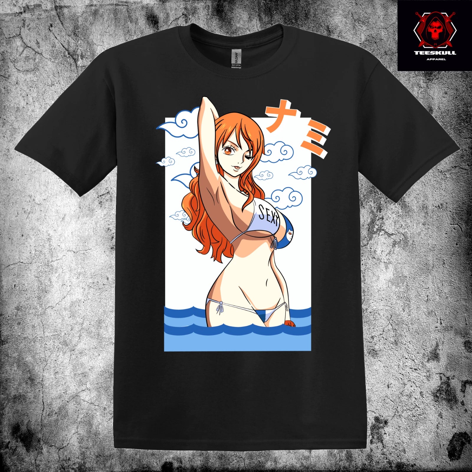 Sexy Waifu Anime Manga Character Unisex Premium Thick Cotton T-Shirt 🔥