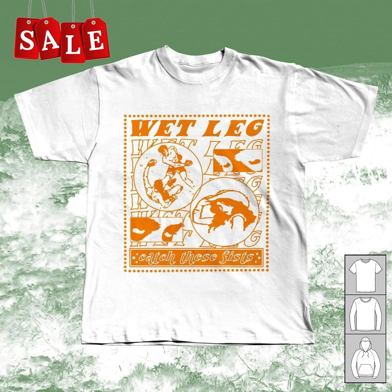 New Wet Leg catch these fists Gift For Fans Unisex S-5XL Shirt MD637