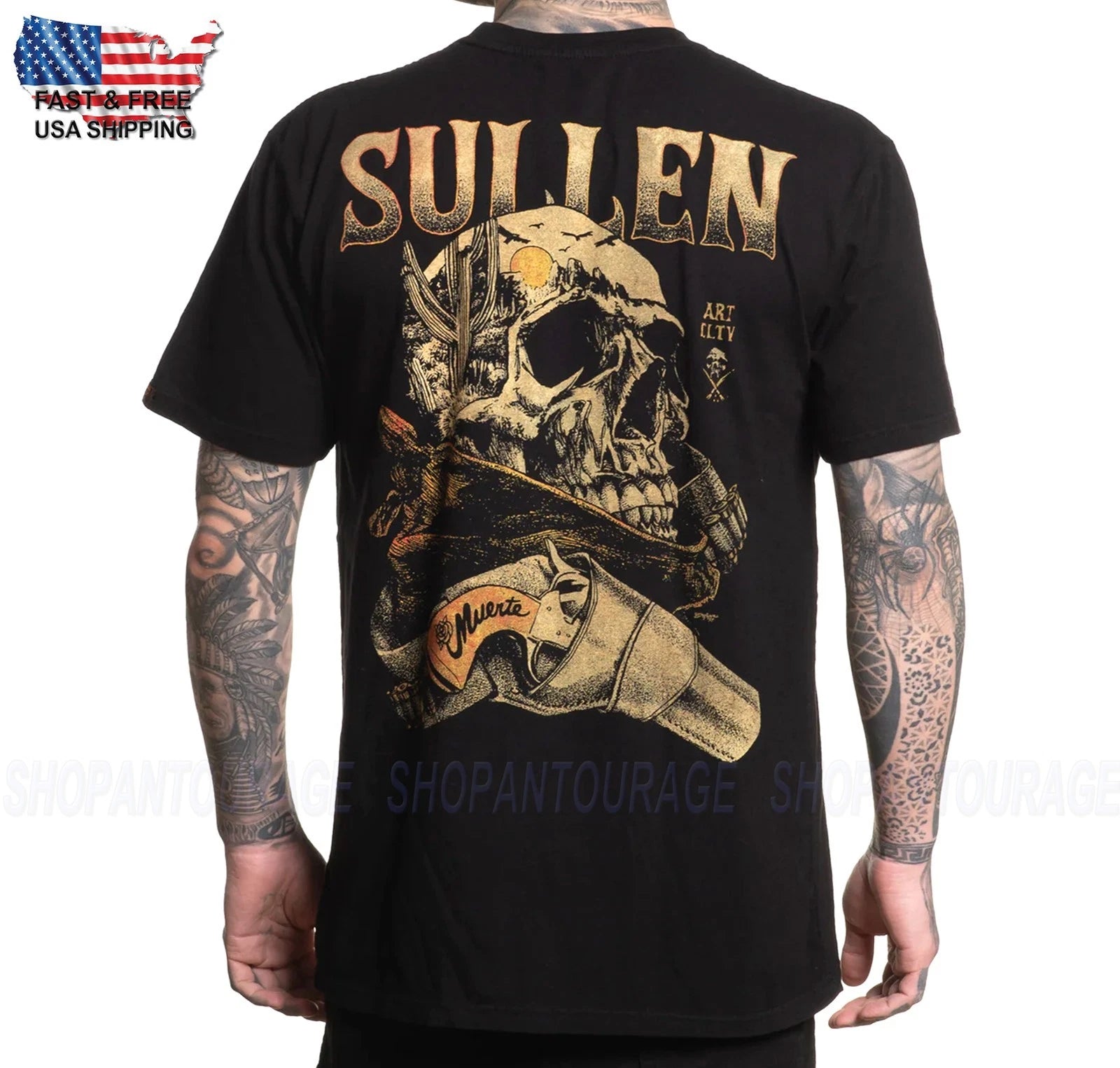 Sullen Art Collective Death Premium Fit SCM7157 T-Shirt For Men