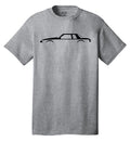 Notchback Mustang Foxbody Silhouette t-shirt Muscle Cars Racing Fastback 302