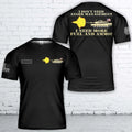 Custom Name US Army M1 Abrams Tank T-Shirt 3D