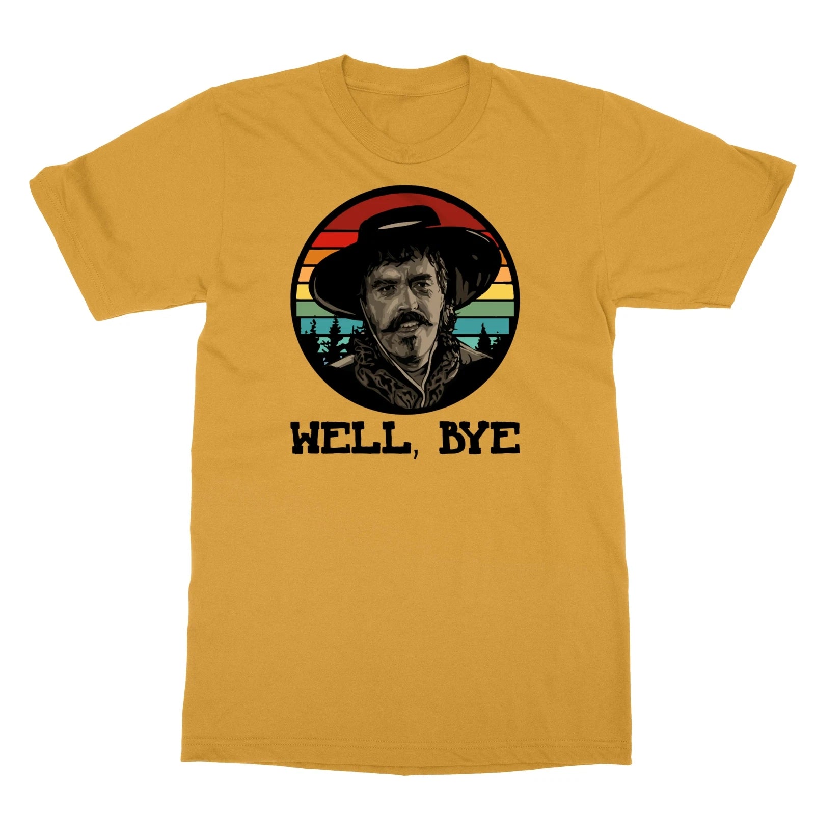 Well Bye Tombstone American Western Movie Vintage Classic Men's T-Shirt