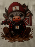 Toddler 4T (cowharrt) custom t-shirt
